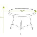 Hartman Heritage Round 4 Seat Dining Set