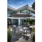 Hartman Dubai 6 Seat Dining Set with Parasol and Base