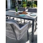 Hartman Dubai 6 Seat Dining Set with Parasol and Base